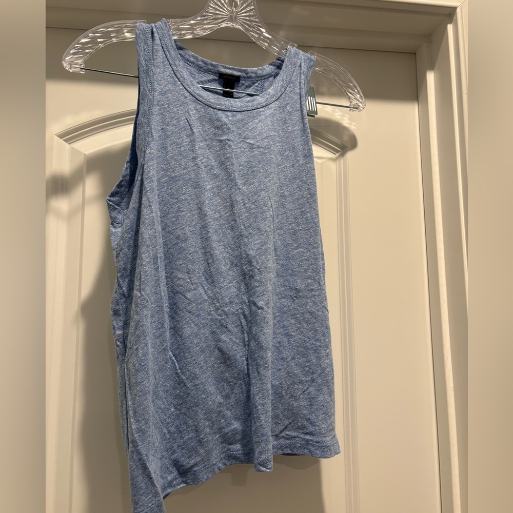 J. Crew Light Blue Tie-Back Tank Top